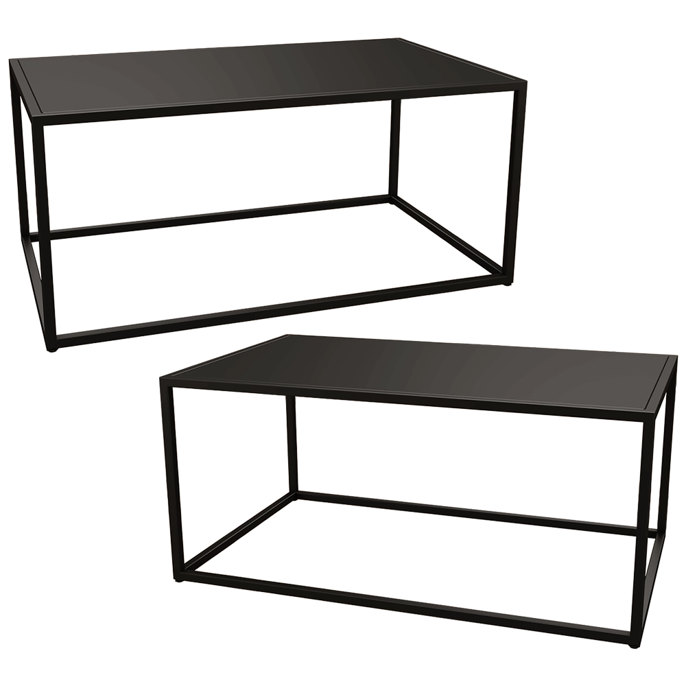 Ansen - Coffee table rectangular 3D Model