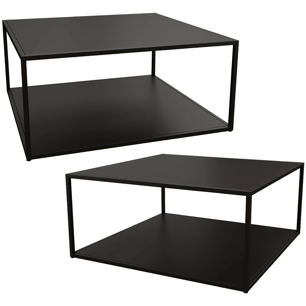 Ansen - Two-level coffee table square 1 3D Model