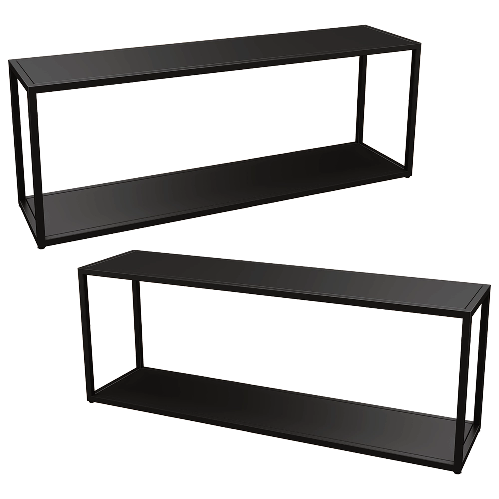 Ansen - Two-level pedestal bench 3D Model