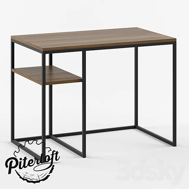 Anst table in loft style 3D Model