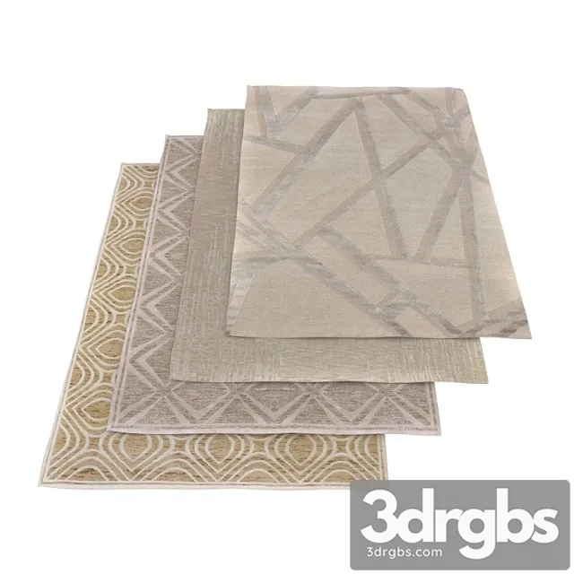 Ansy carpets set 1 3D Model Free
