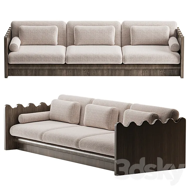 Anthology Interiors Classic Sofa 3D Model