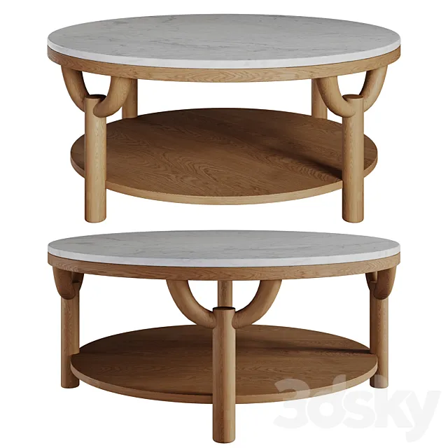 Anthropologie Arches Coffee Table 3D Model