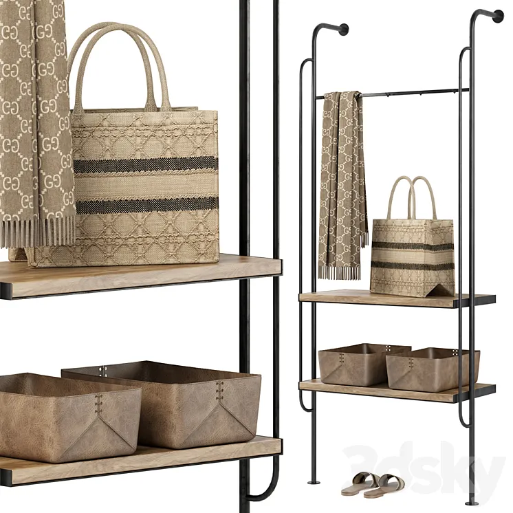 ANTHROPOLOGIE Coat Rack 3D Model Free