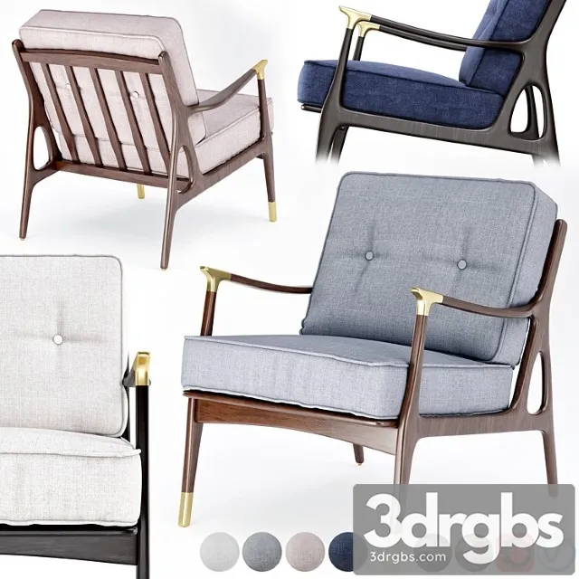 Anthropologie Haverhill Chair 1 3D Model Free