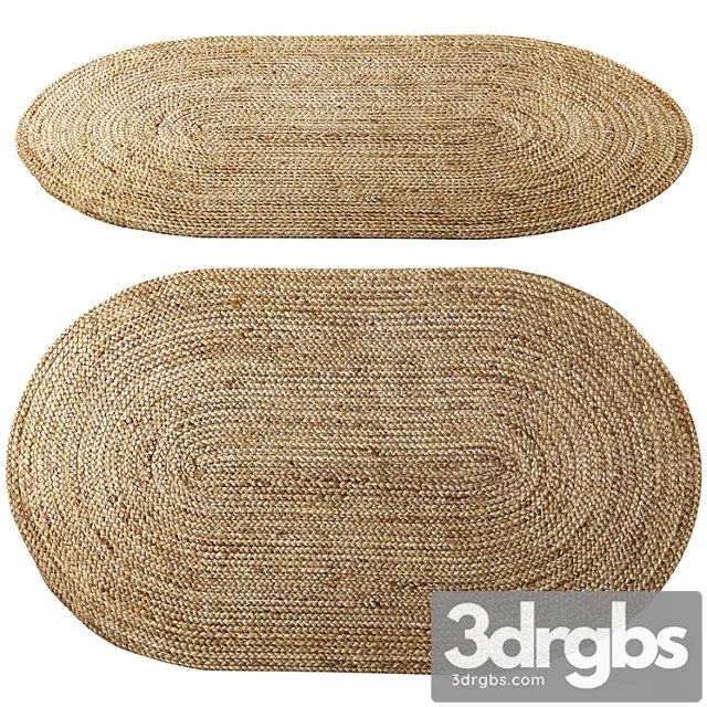 Anthropologie lorne oval rug 3D Model Free