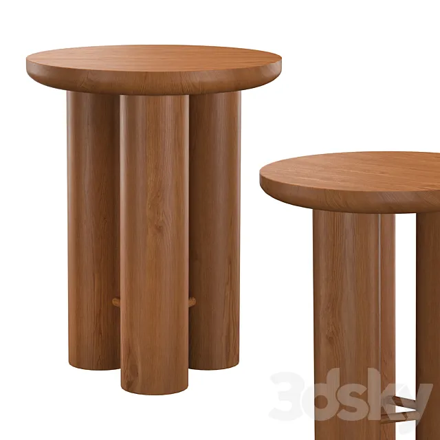 Anthropology Side Table 3D Model
