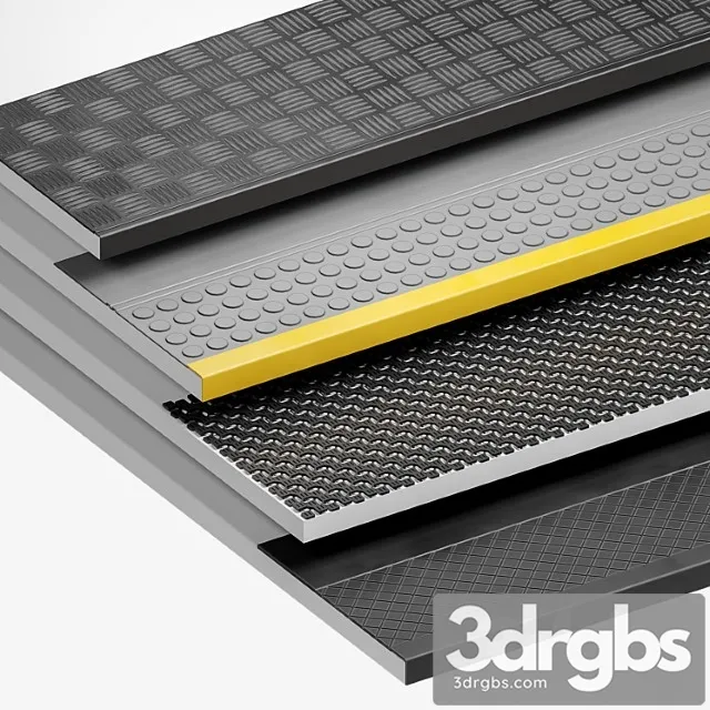 Anti-slip stair mats 3D Model Free