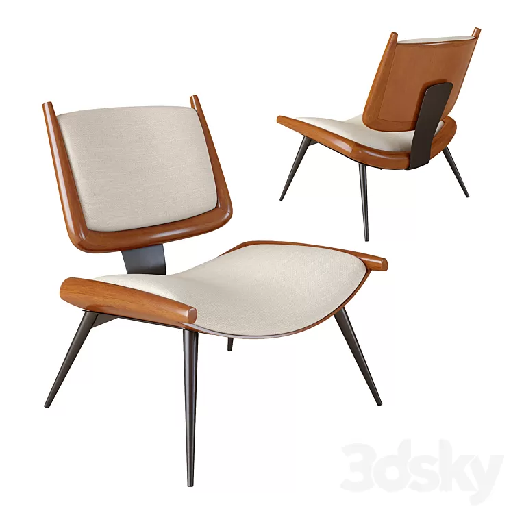 ANTIBES ACCENT CHAIR 3D Model