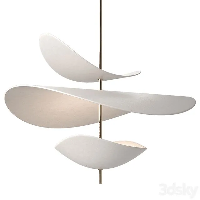 Antigone pendant chandelier by Elsa Foulon 3D Model