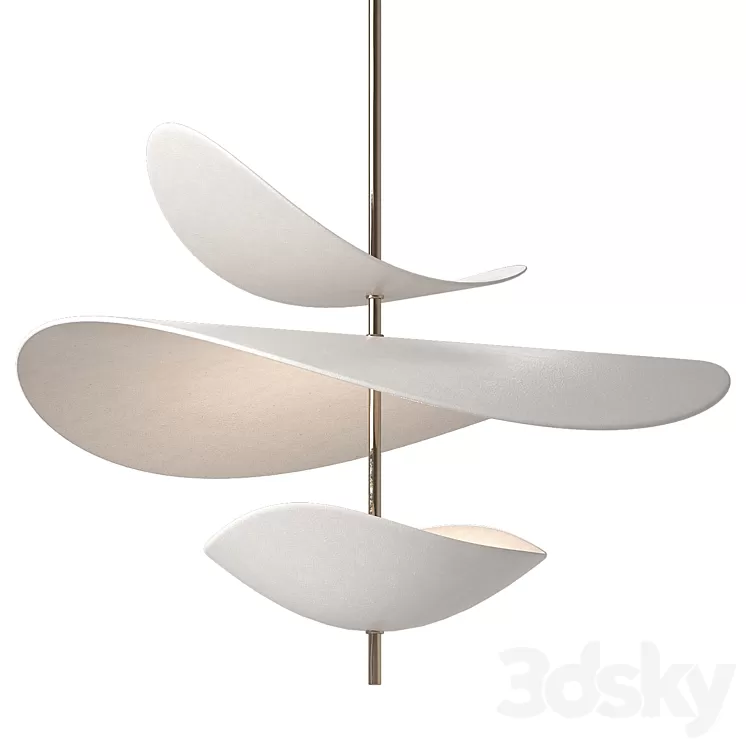 Antigone pendant chandelier by Elsa Foulon 3D Model Free