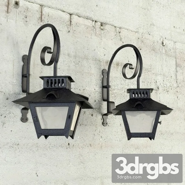 Antiq Outdoor Wall Light 3D Model Free