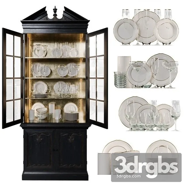 Antique Cabinet 3D Model Free