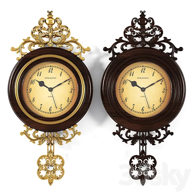 ANTIQUE CLOCK 1 3DModel