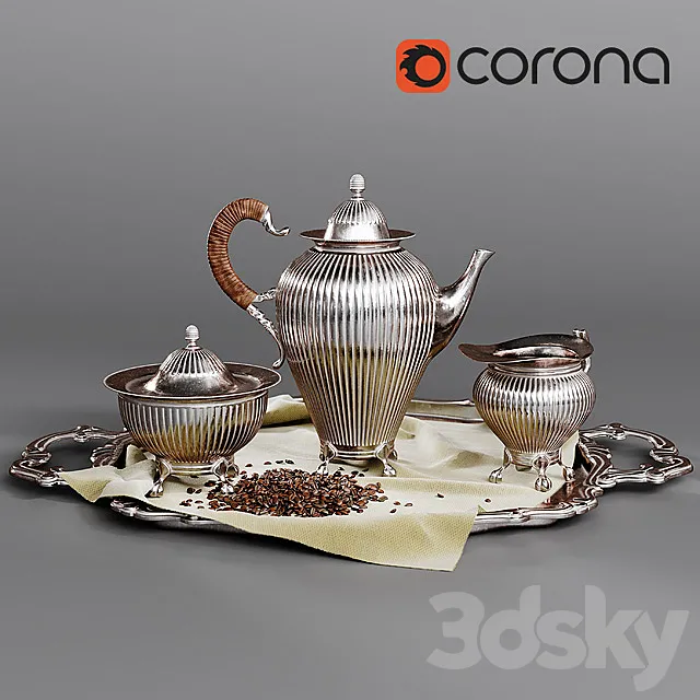 Antique Coffee Set Free Download