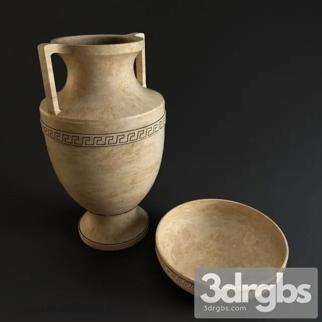 Antique Crockery 3D Model Free