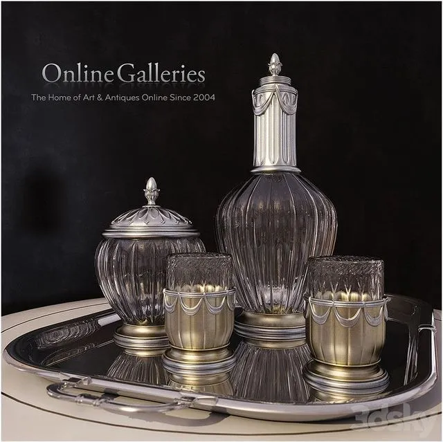 Antique set 3D Model