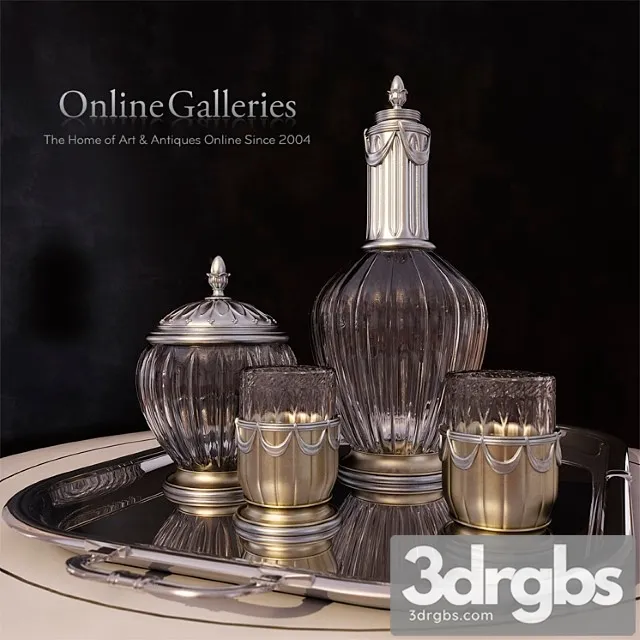 Antique set 3D Model Free