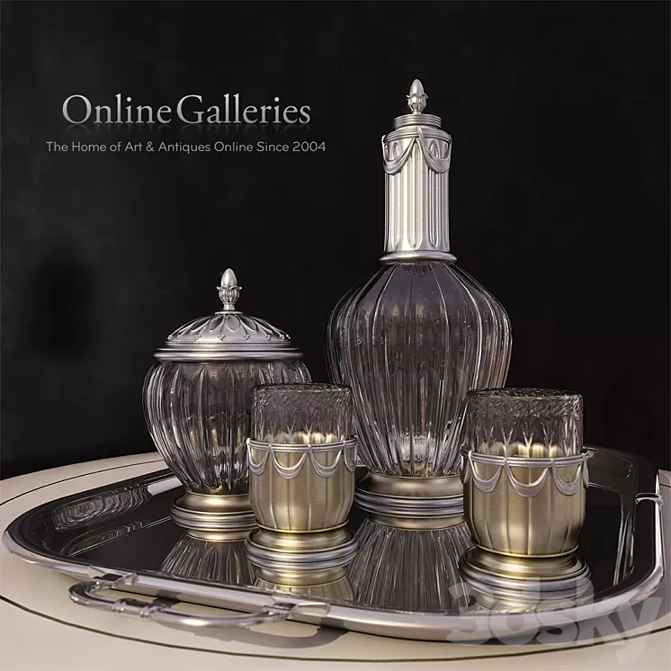 Antique set 3D Model