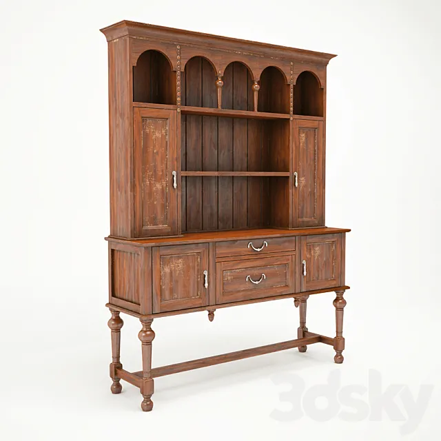 Antique sideboard 3D Model