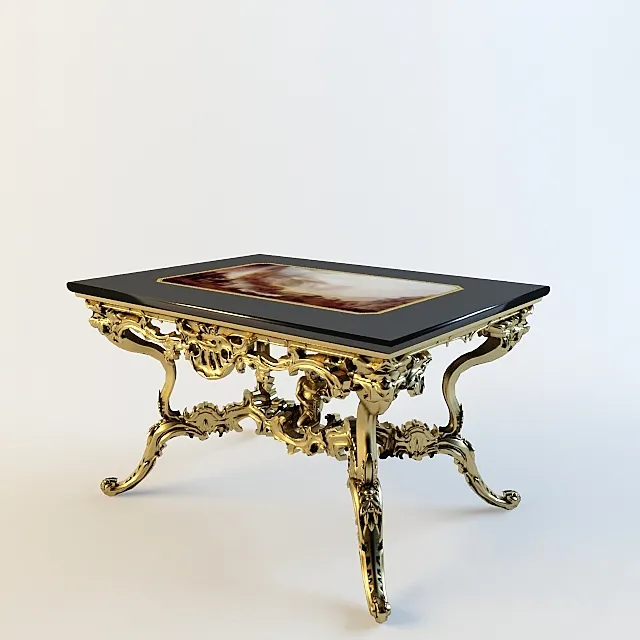 Antique table 3D Model