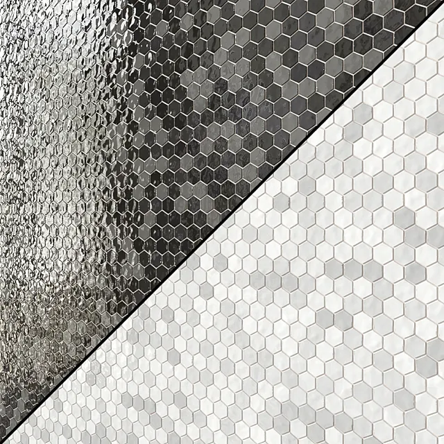 Antislip Hexagon 5 types 3D Model