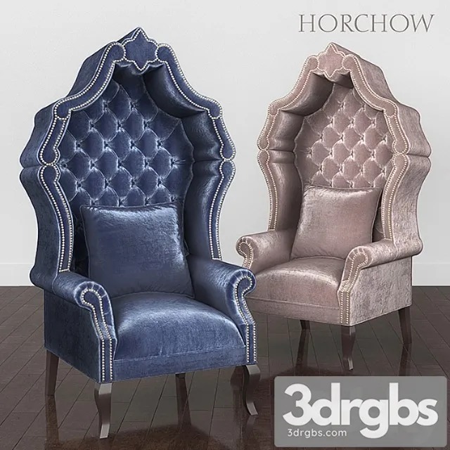Antoinette midnight chair 3D Model Free