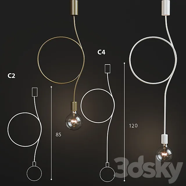 antonangeli violino C2 C4 3DModel