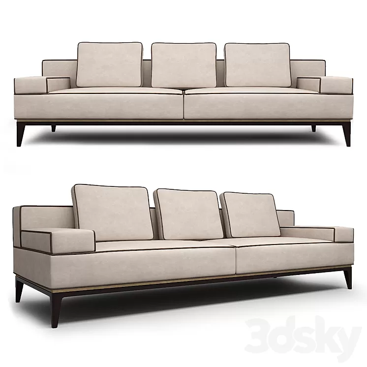 Antonelli Atelier Kelvin Sofa 3D Model