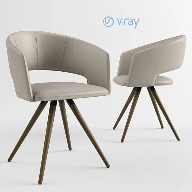 ANTONELLO ITALIA. Arena chair. 3D Model