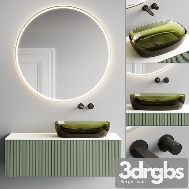 Antonio Lupi Design Binario 12 Vanity Unit Set 6 3D Model Free