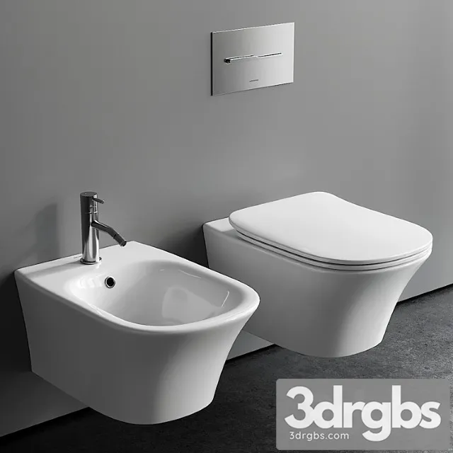 Antonio Lupi Design Cabo Wall Hung Wc 3D Model Free