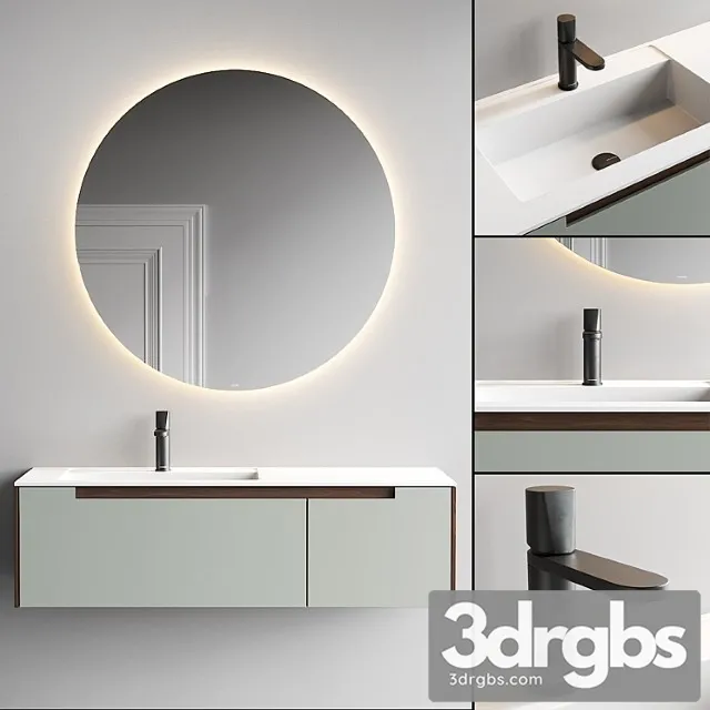 Antonio Lupi Design Orma Vanity Unit Set 2 3D Model Free