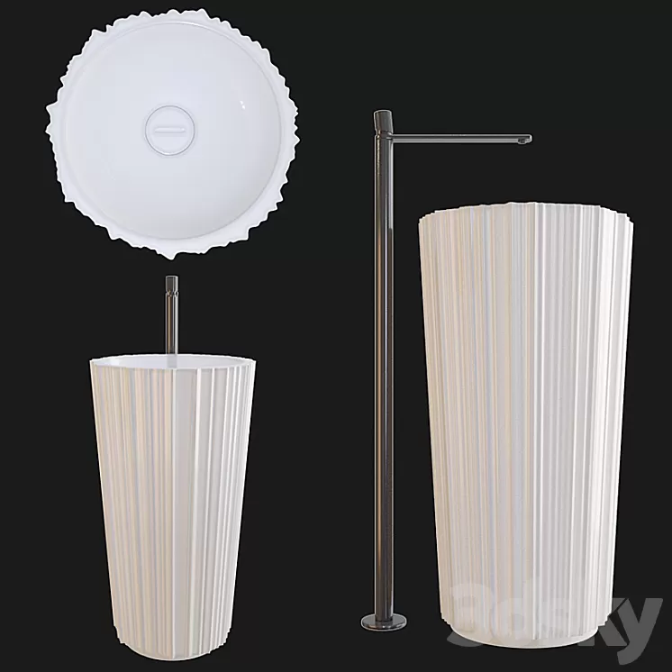 Antonio Lupi Design PLISSÈ Sink 3D Model