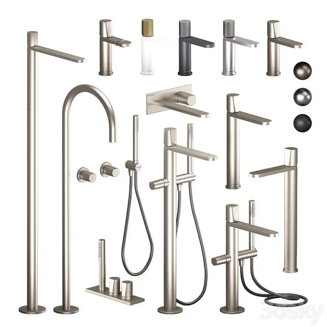 Antonio Lupi INDIGO and INDIGO Rack tap series 3D Model