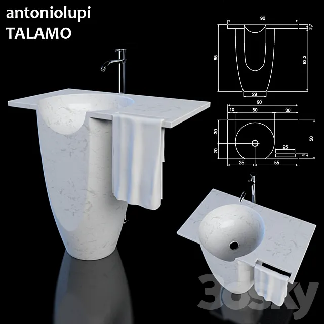 Antonio Lupi Talamo 3D Model