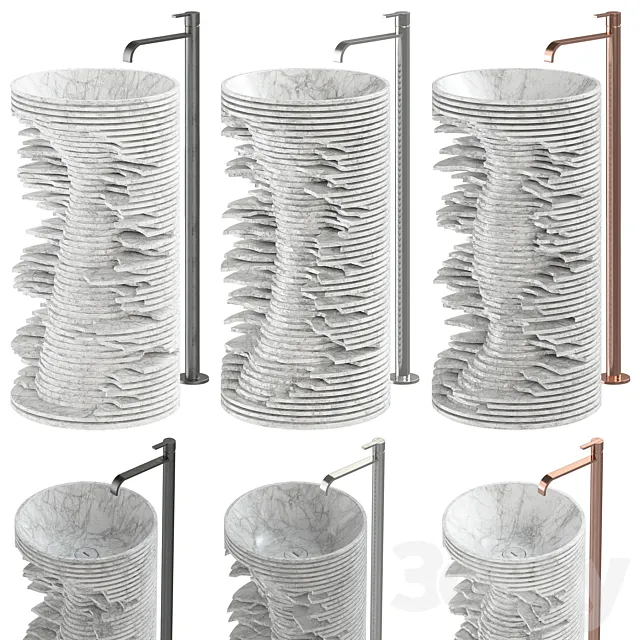 Antoniolupi Introverso Breakable Washbasin 3DModel