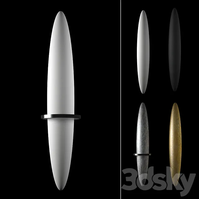 Antrax Blade heated towel rail 3DModel