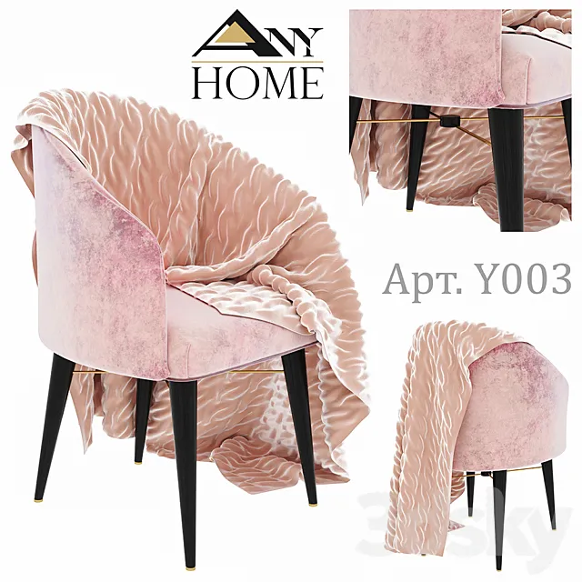 Any Home Chair Y003 3D Model