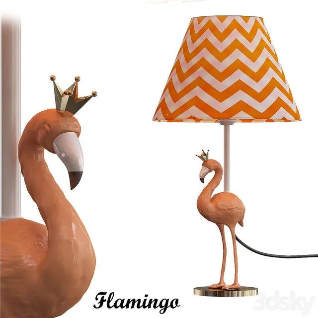 Anzazo Flamingo Table lamp 3D Model