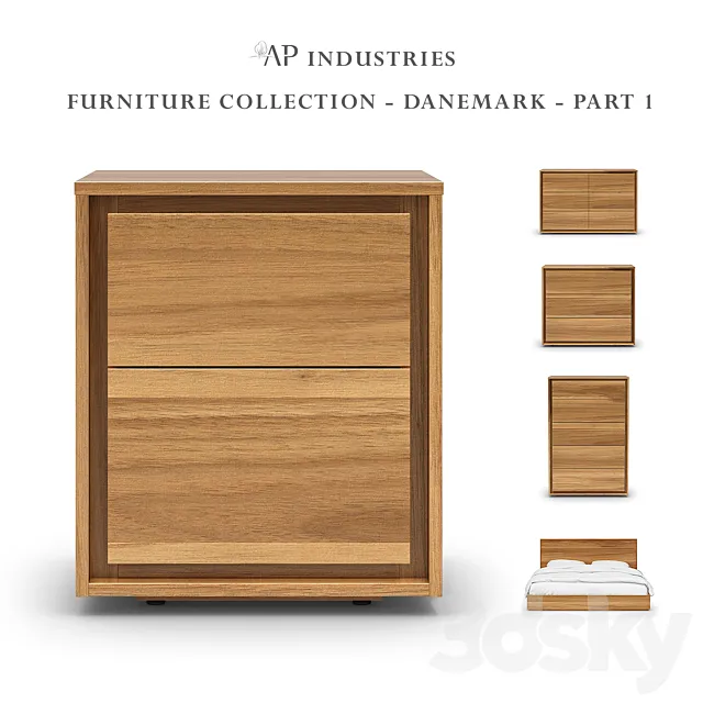 Ap Midtown Danemark Collection 3D Model