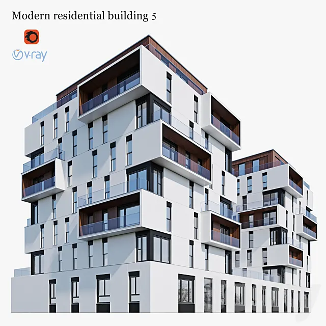 apartment house 5 3DModel