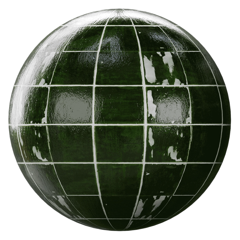 Ape Grupo - Tile Nour Dark Green 3D Model