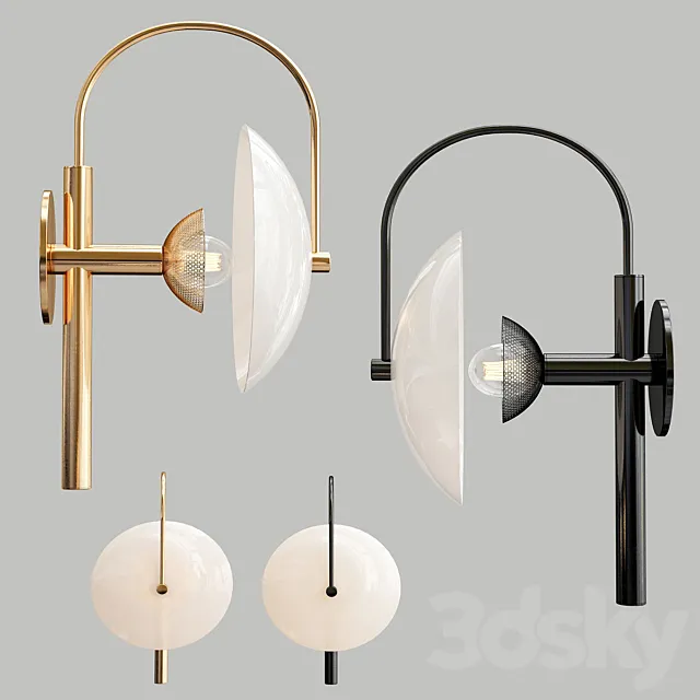 Aperture Sconce 3D Model