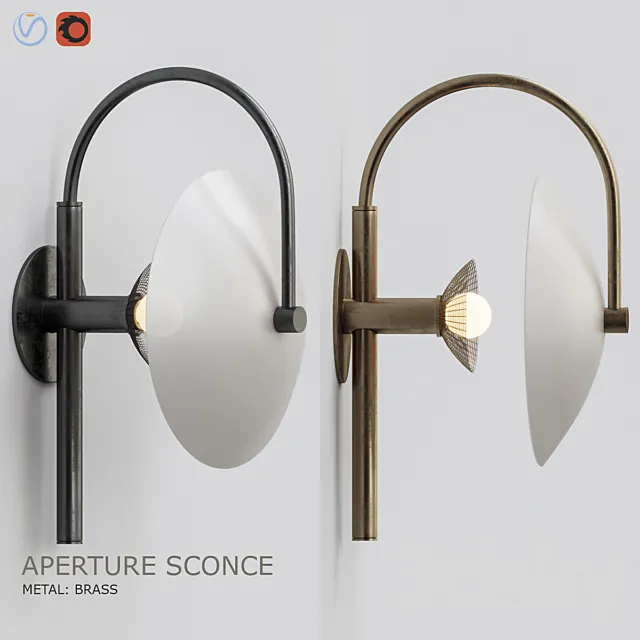 Aperture sconce 3DModel
