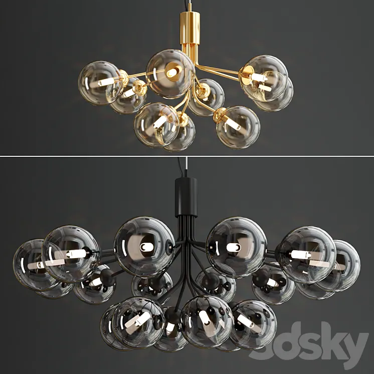 APIALES pendant lamps by Nuura 3D Model Free