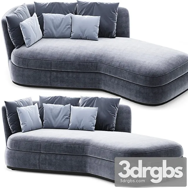 Apollo chaise lounge 2 3D Model Free