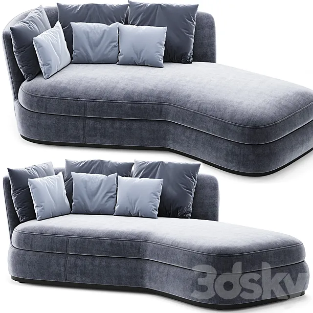 Apollo Chaise Lounge 3D Model