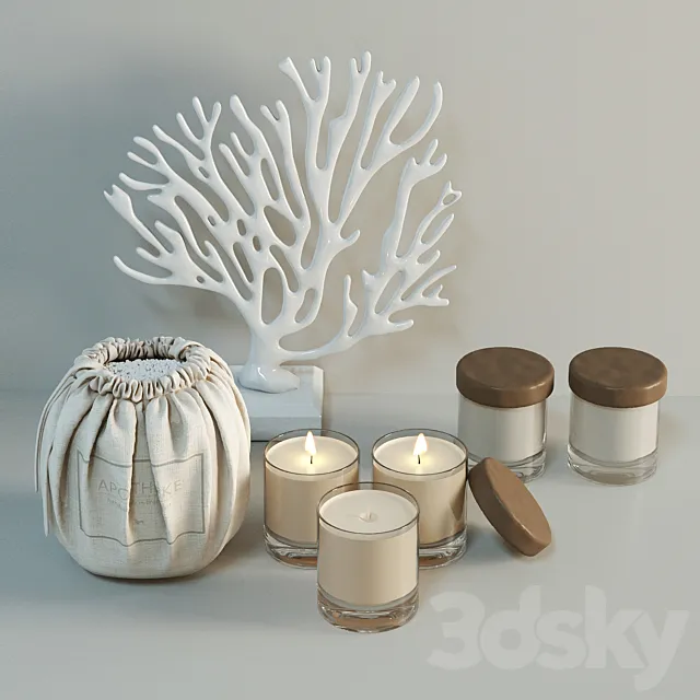 Apotheke Candles 3D Model