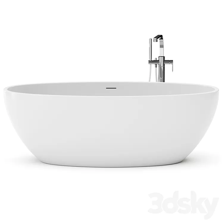 App by Ceramica Flaminia Bathtub 3D Model